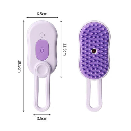 Wagsy SteamGlow™ 3-in-1 Grooming Brush